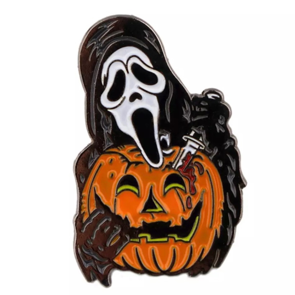 Scream Scary Movie Halloween Enamel Pin